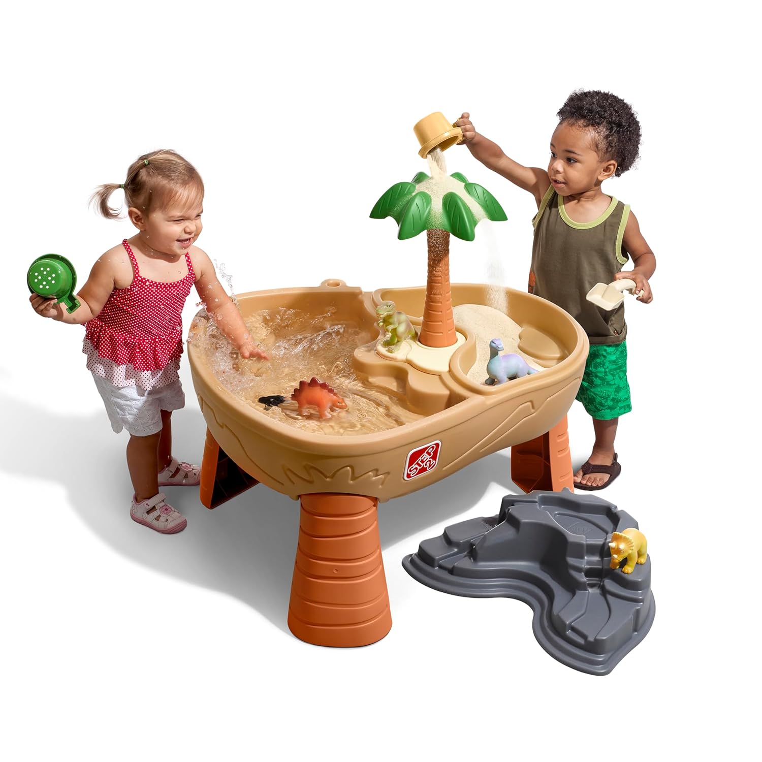 Kids Outdoor Water Table - Dino Dig Sand And Water Table,