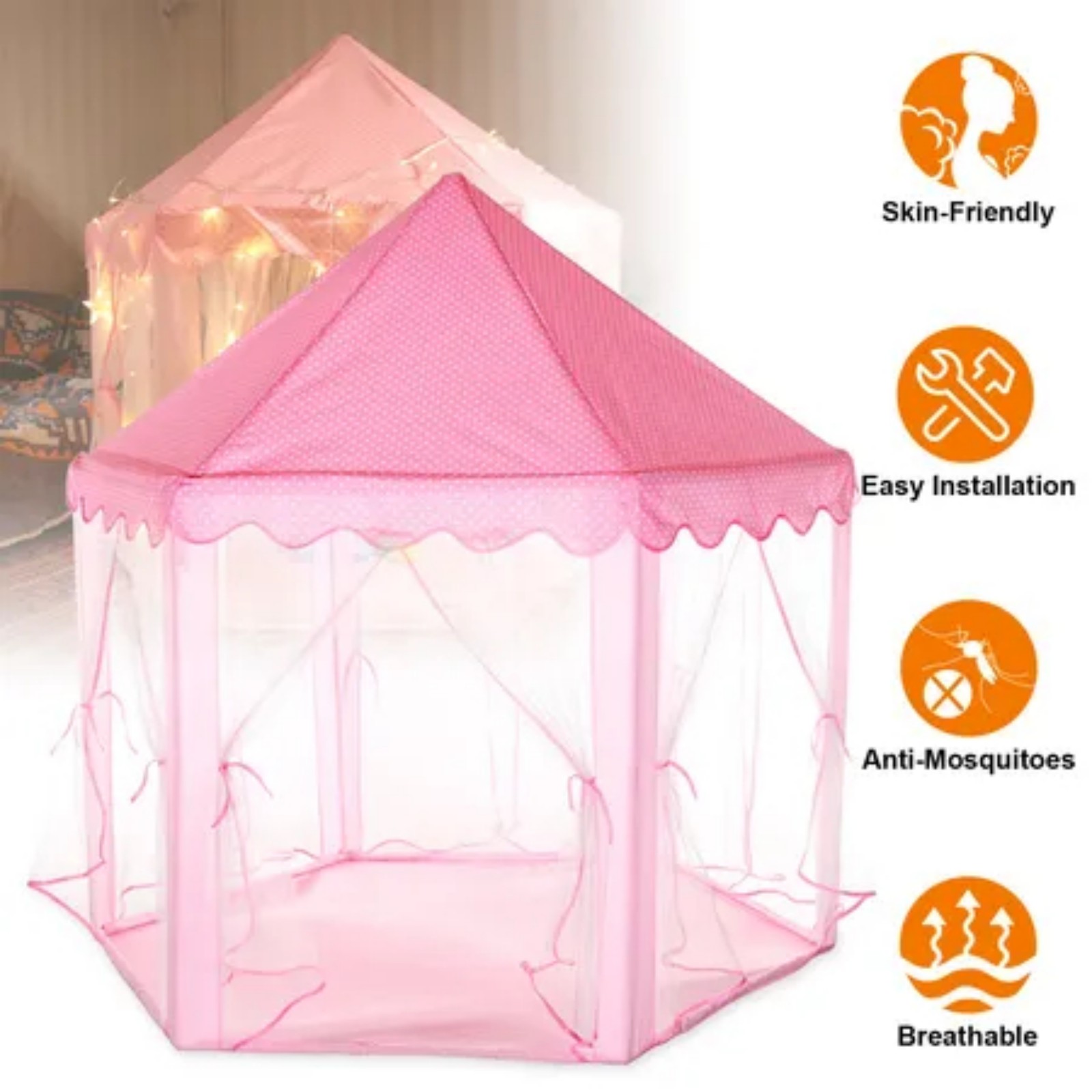 Kids Outdoor Play Tent - Kids Play Tents Princess for Girls