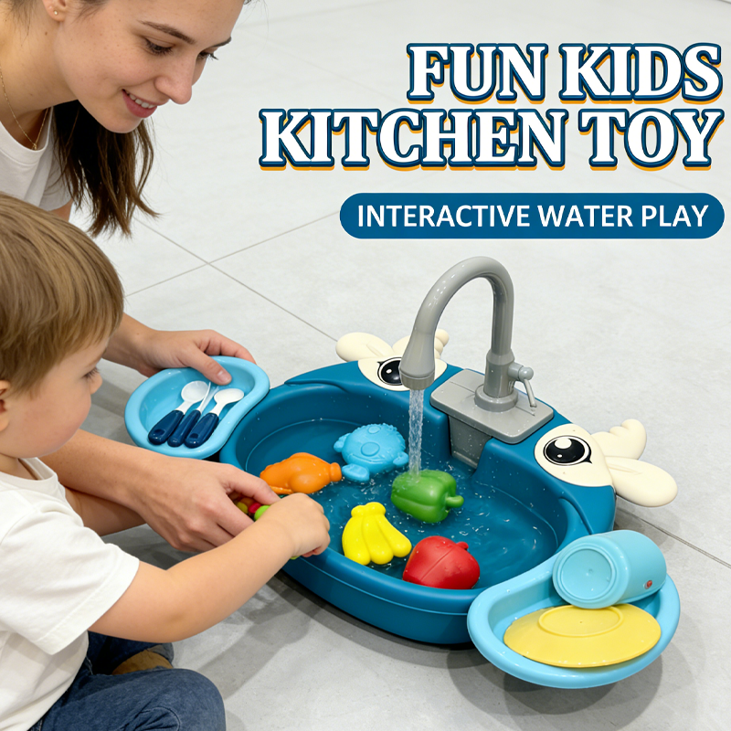 Kids Outdoor Air Quality - Children Play Kitchen Set with Simulated