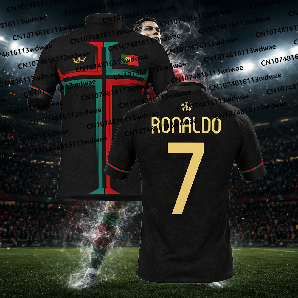 Kids Outdoor Fort - 2026 New Portuguesa Football Jersey Quick-Drying