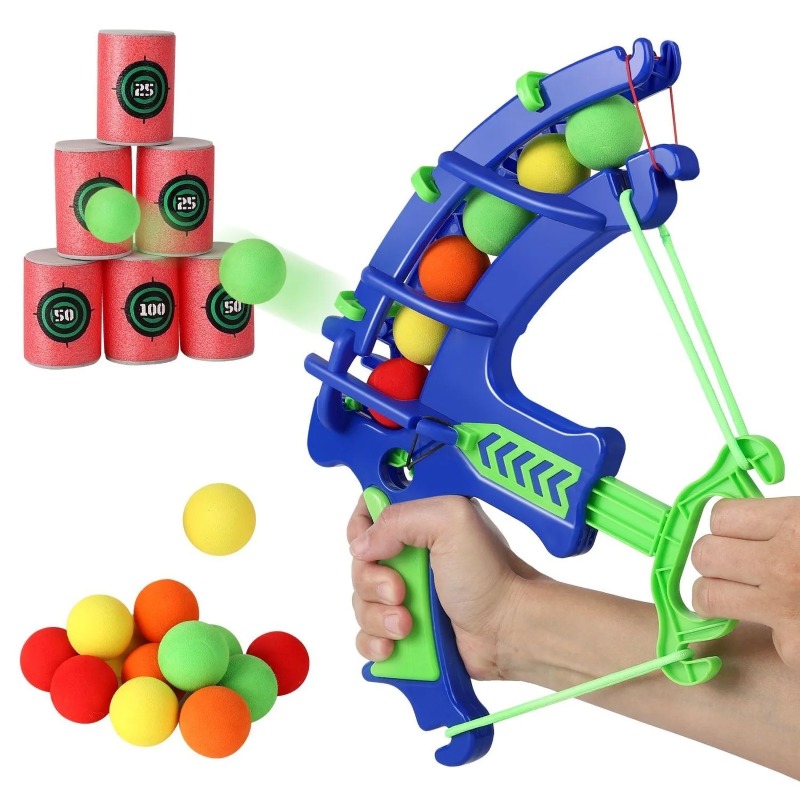 Kids Outdoor Yard Toys - Montessori Slingshot Sticky Ball Dartboard Basketball