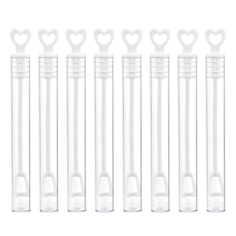 Kids Outdoor Youtube - 24Pcs Heart-Shaped Lid Empty Bubble Wands