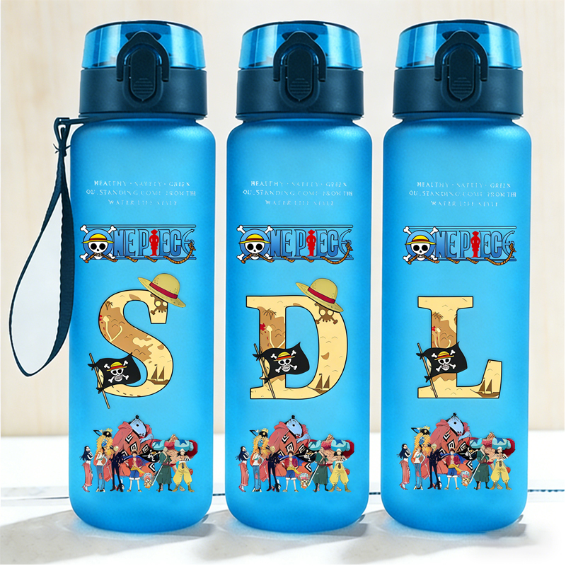 Kids Outdoor Movies - 650ml Luffy Letter A-Z Sport Water