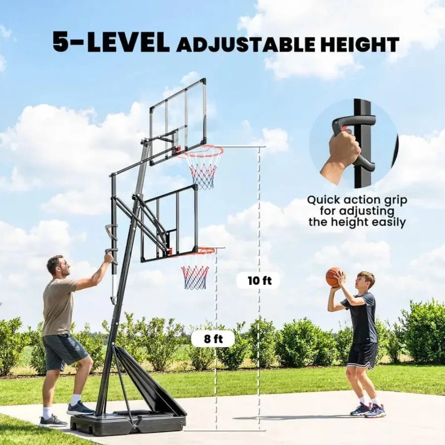 Portable Basketball Hoop Outdo - Basketball Hoop Outdoor avaliação e preço