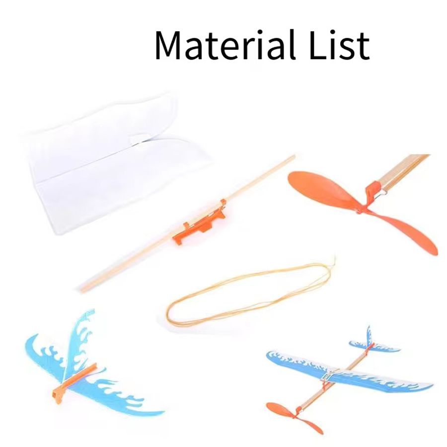 DIY Rubber Band Airplanes Powe - Kids Outdoor Activity Toys avaliação e preço
