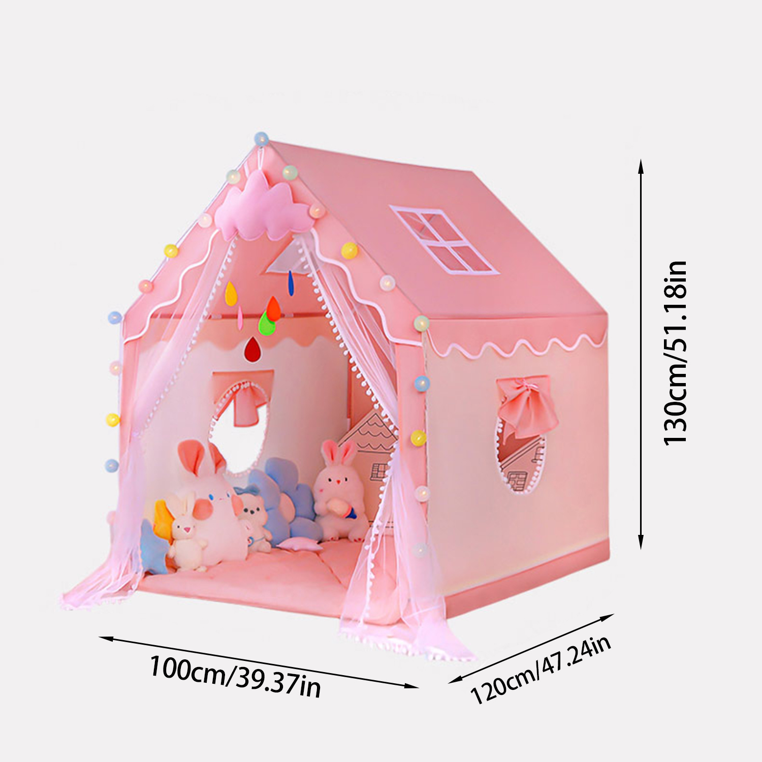 Princess Castle Game House Kid - Kids Outdoor Play Tent avaliação e preço