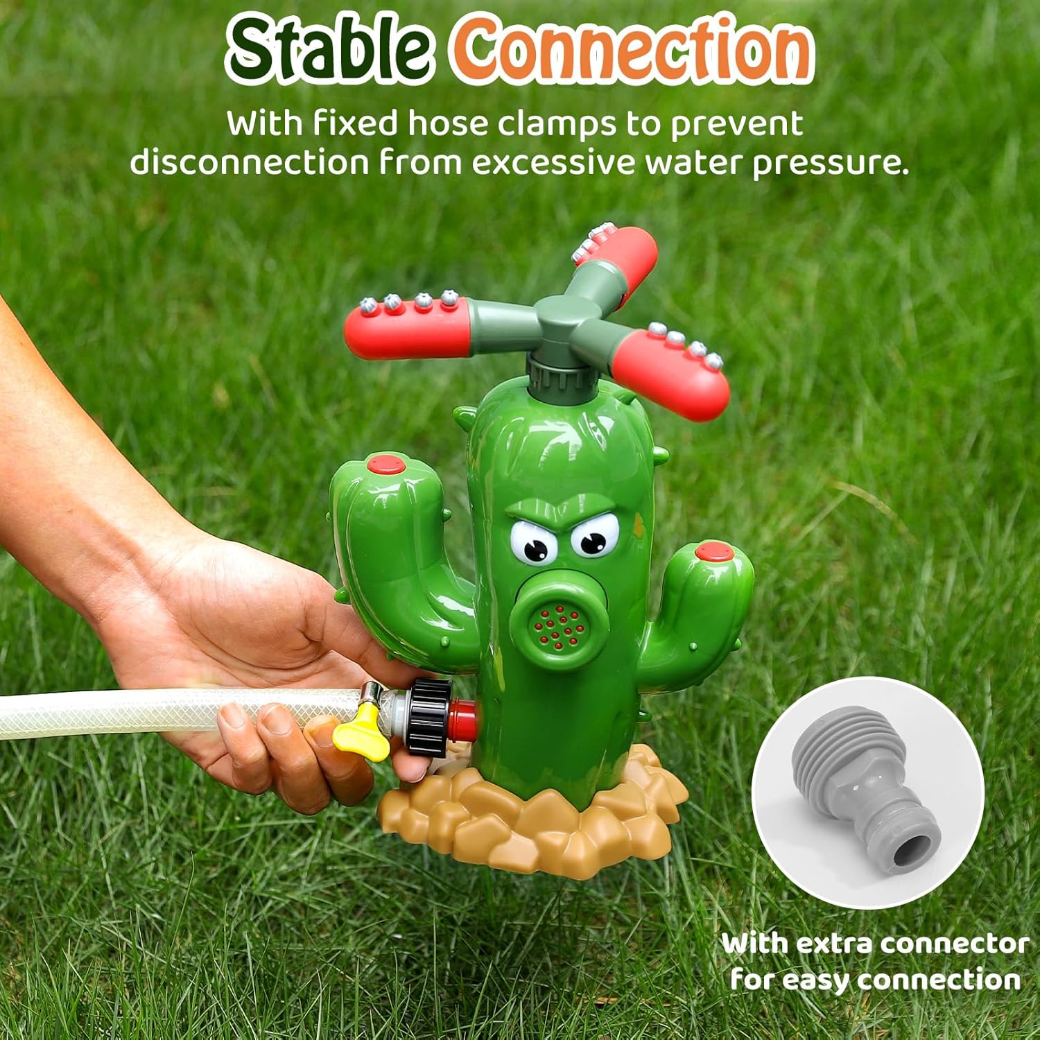Water Spray Toy Cactus Sprinkl - Kids Outdoor Yard Toys avaliação e preço