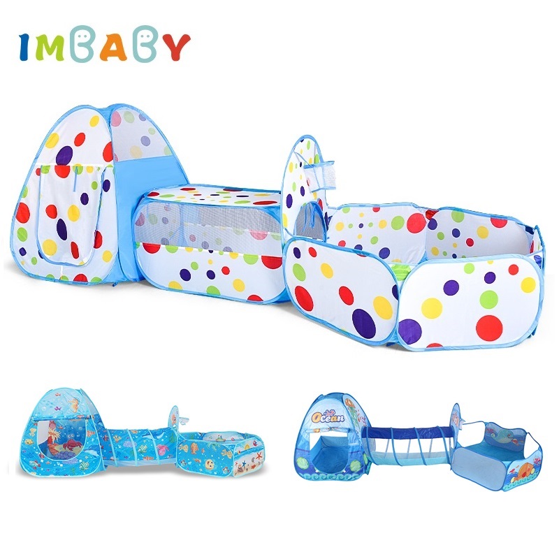 IMBABY 3 in 1 Ball Pool Foldin - Kids Outdoor Play Tent avaliação e preço