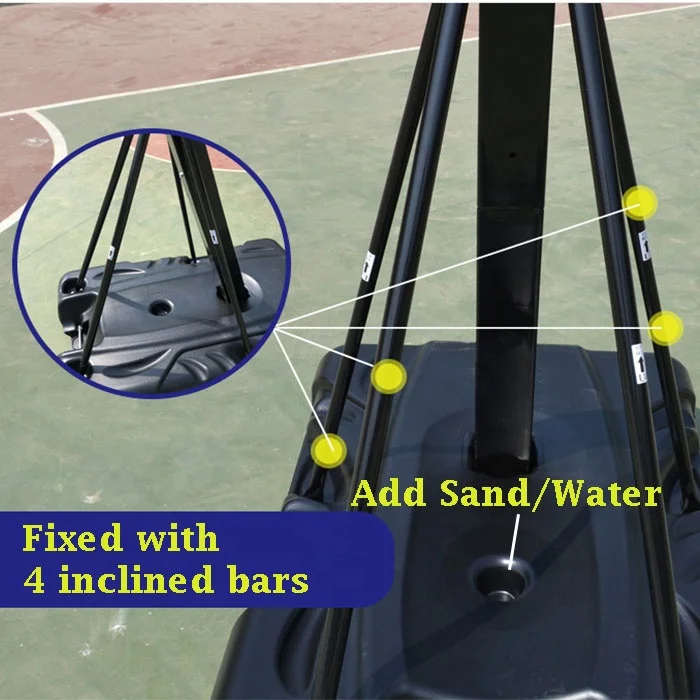 Mobile Basketball Stand Adjust - Basketball Hoop Outdoor avaliação e preço