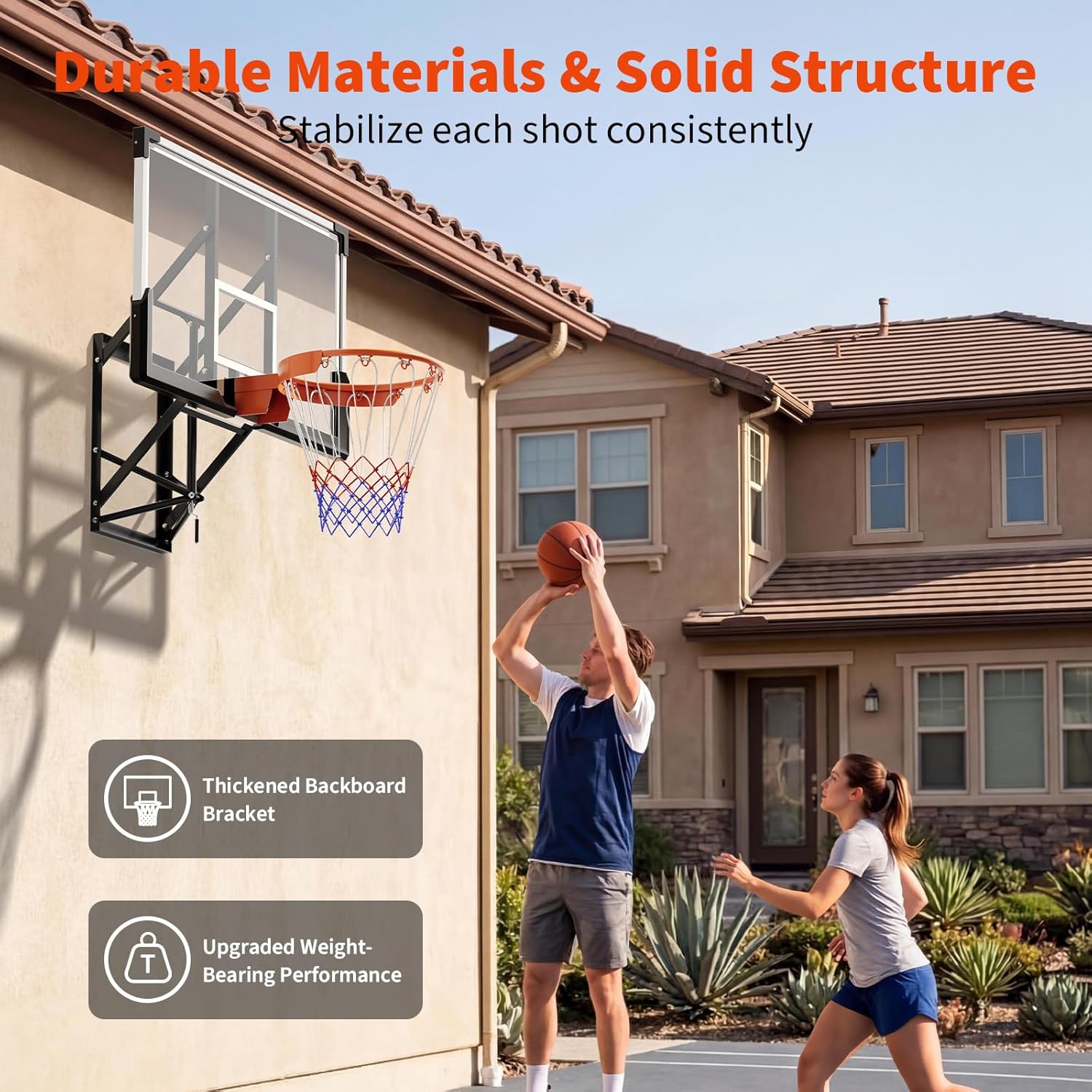 Garvee 8-10 FT Adjustable Heig - Basketball Hoop Outdoor avaliação e preço