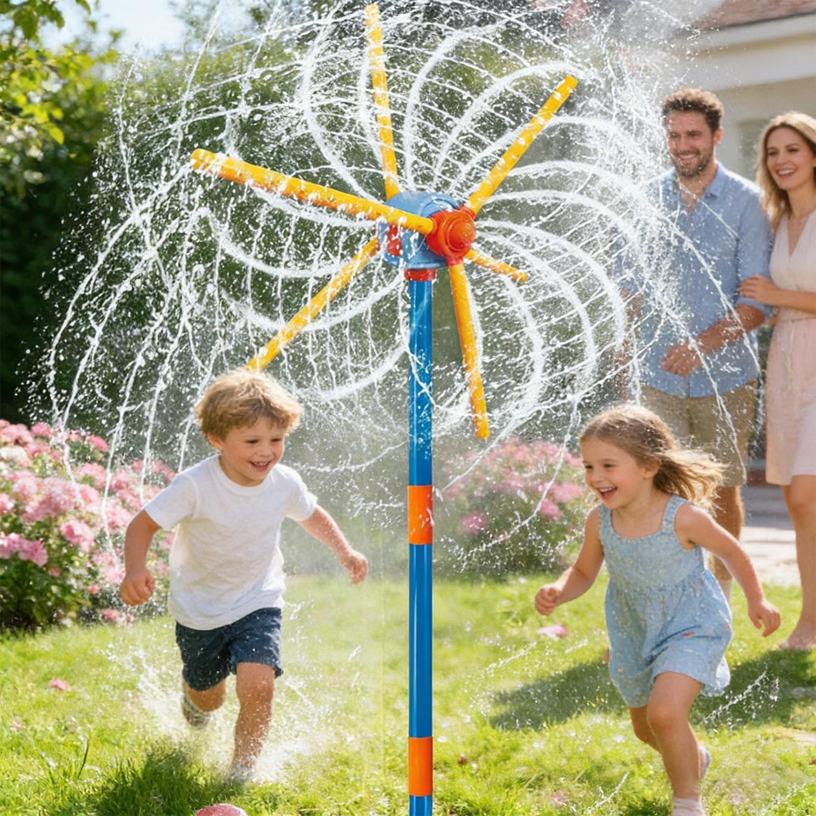 Kids Sprinkler Windmill Fun Sp - Kids Outdoor Yard Toys avaliação e preço