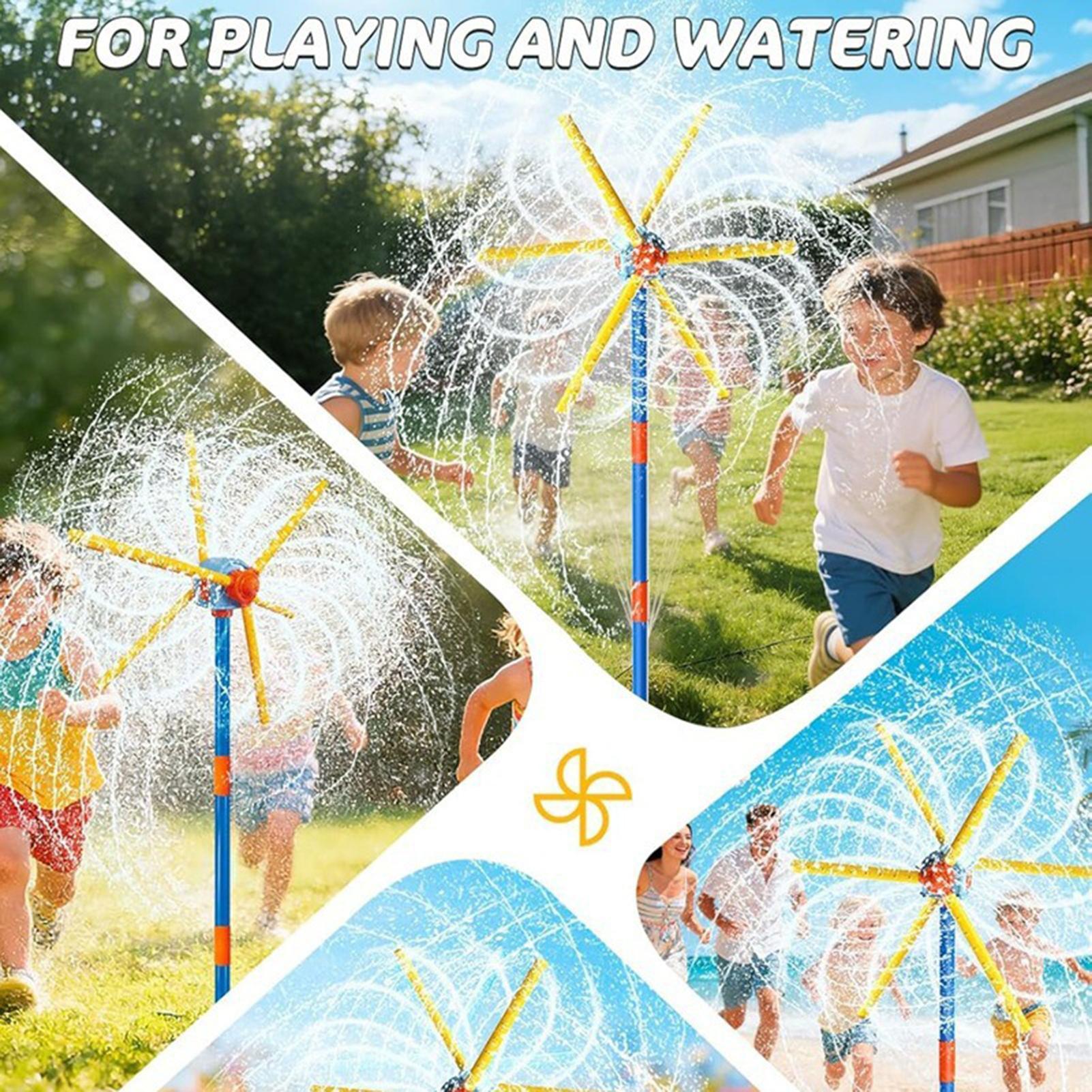 Kids Sprinkler Windmill Fun Sp - Kids Outdoor Yard Toys avaliação e preço