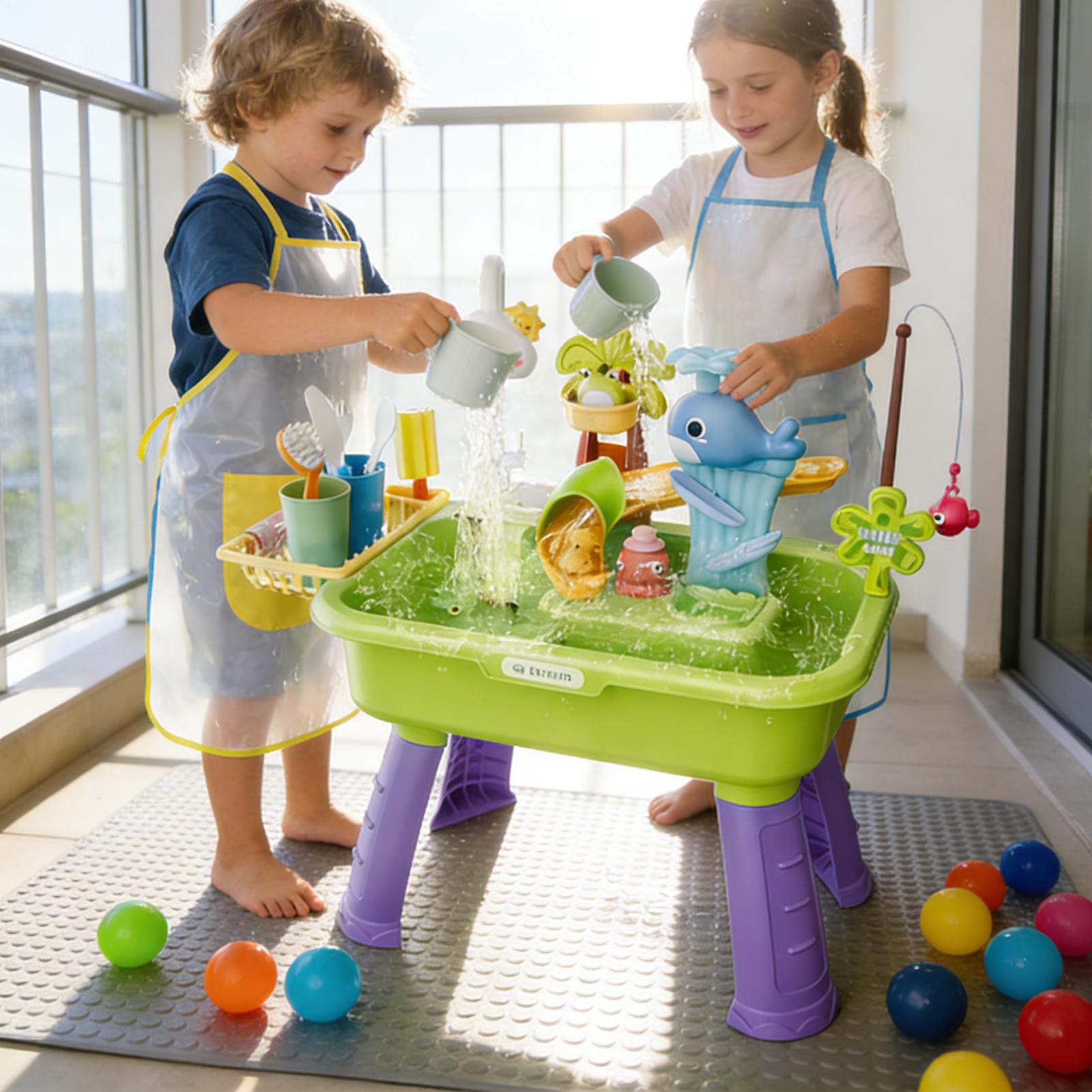 Children's Kitchen Toys Electr - Kids Outdoor Water Table avaliação e preço