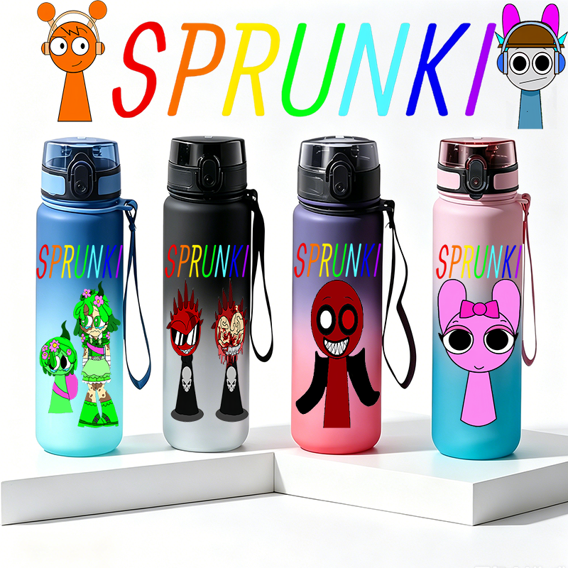 Sprunki Game Water Bottle 650m - Kids Outdoor Movies avaliação e preço