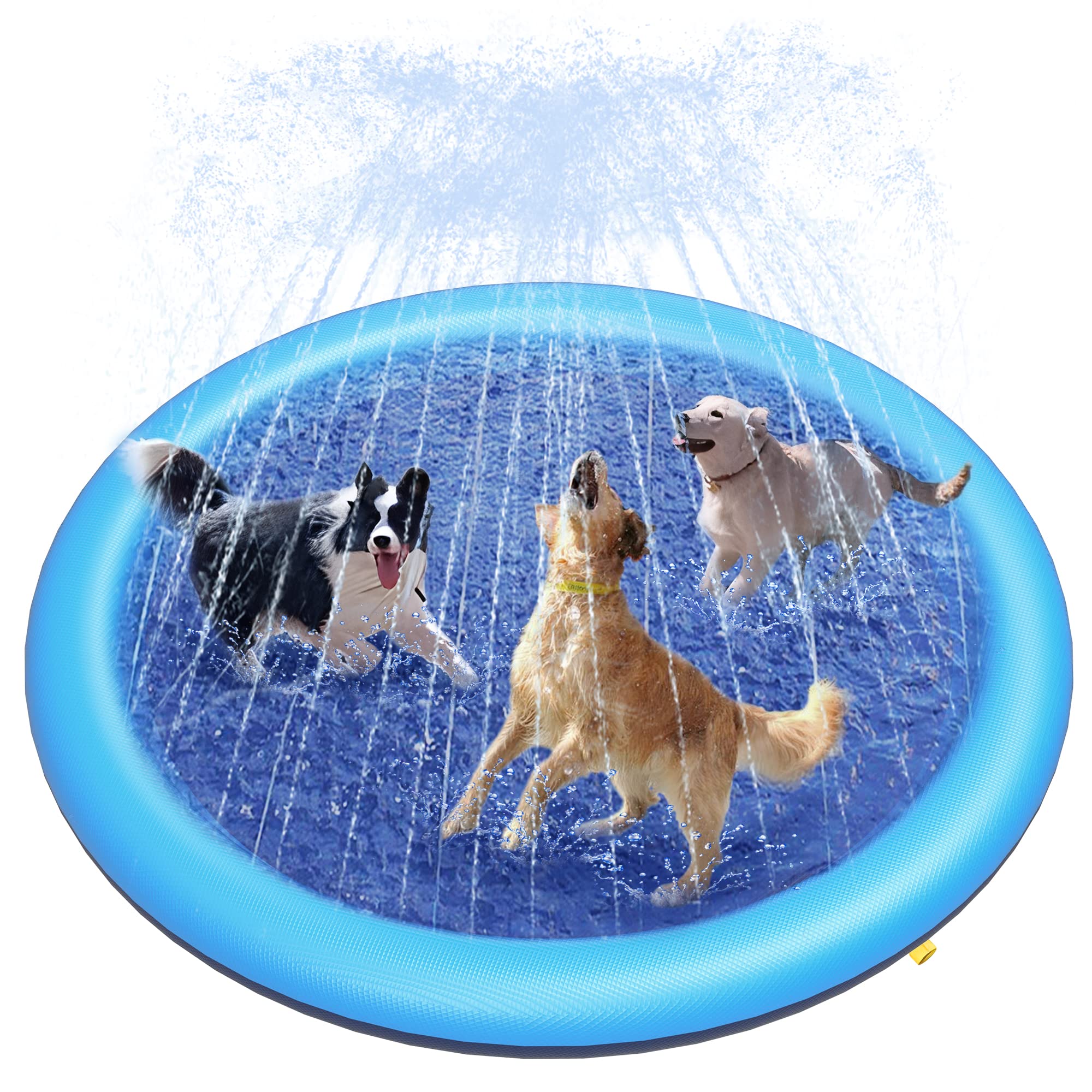 Dog Splash Pad Thick Sprinkler - Kids Outdoor Clubhouse avaliação e preço