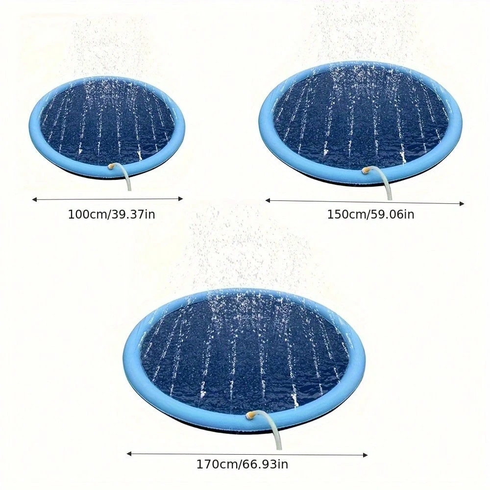 Dog Splash Pad Thick Sprinkler - Kids Outdoor Clubhouse avaliação e preço