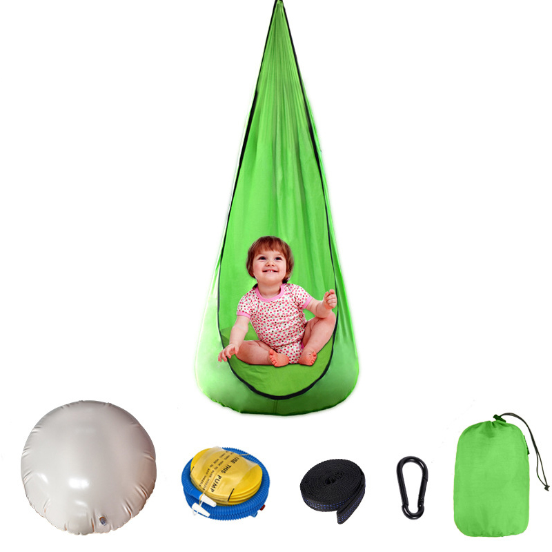 Child's Rope Hanging Seat Nest - Kids Outdoor Nest Swing avaliação e preço