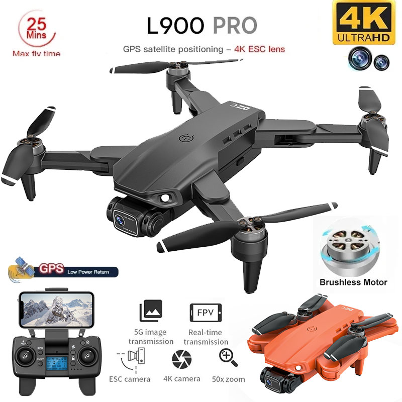 L900 Pro GPS Drone 4K Professi - Kids Outdoor Toy Storage avaliação e preço
