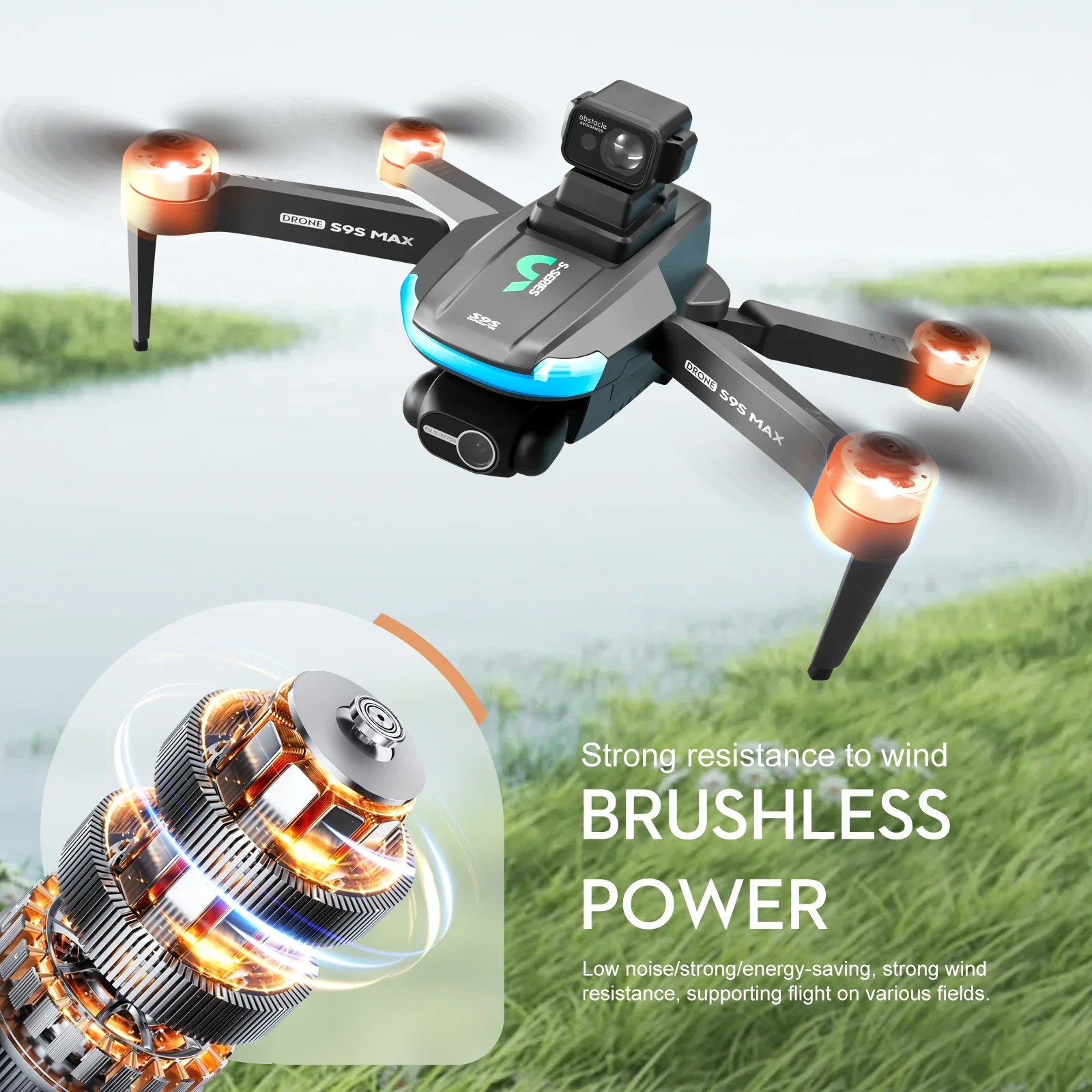 NEW S9S MAX MINI Drone 4K 2-Ax - Kids Outdoor Toy Storage avaliação e preço