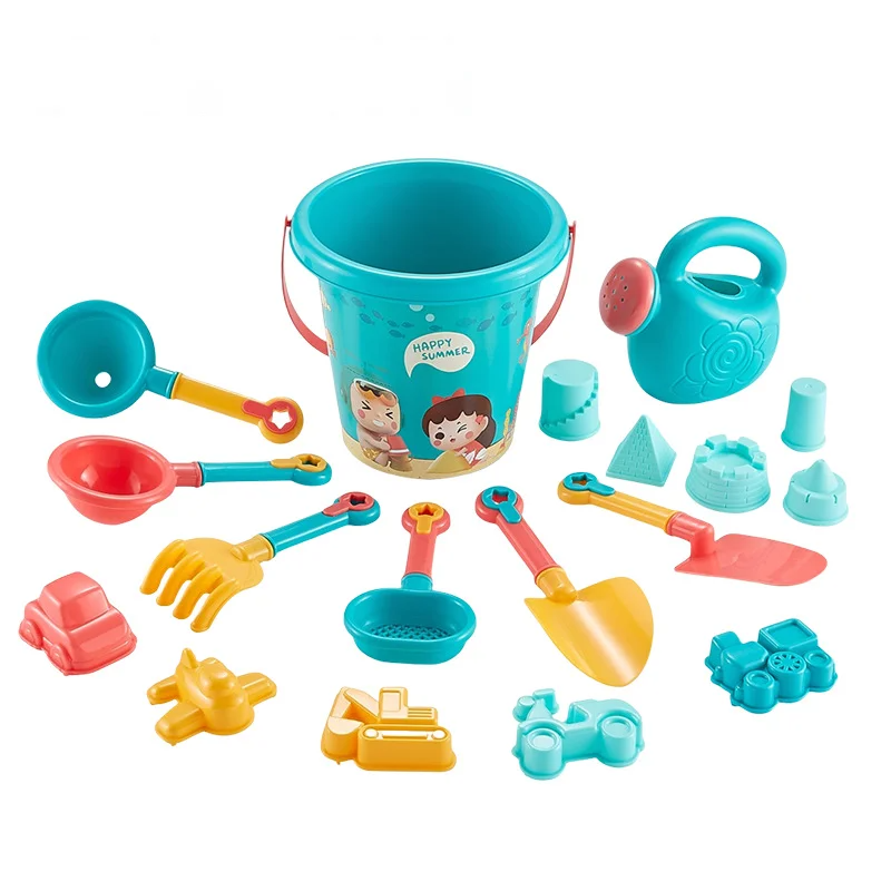 18PCS Beach Toy Set Bucket Sea - Kids Outdoor Clubhouse avaliação e preço