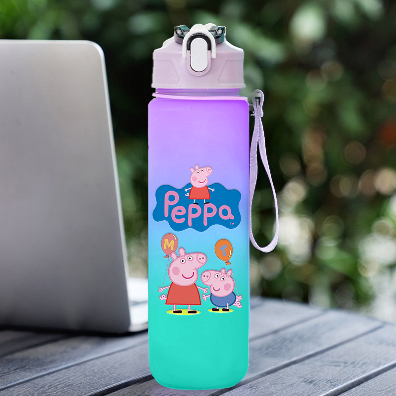 750ml Peppas Pig Gradient Wate - Kids Outdoor Movies avaliação e preço