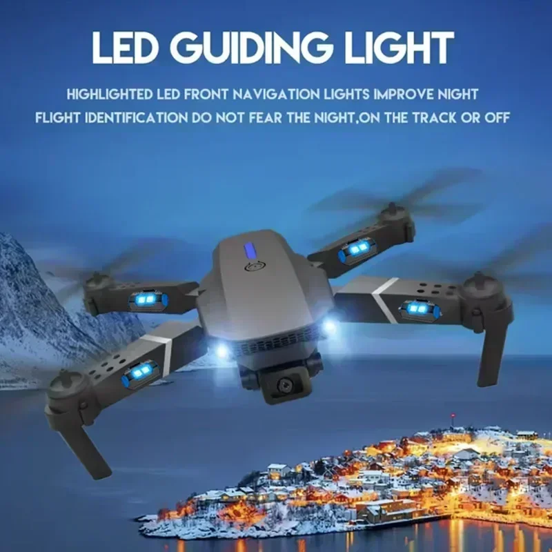 E88 Pro WIFI FPV Drone Wide An - Kids Outdoor Toy Storage avaliação e preço