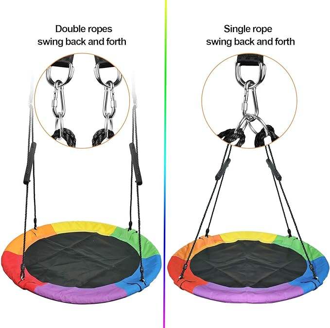 Nest Web Net Tree Swing Monkey - Kids Outdoor Nest Swing avaliação e preço