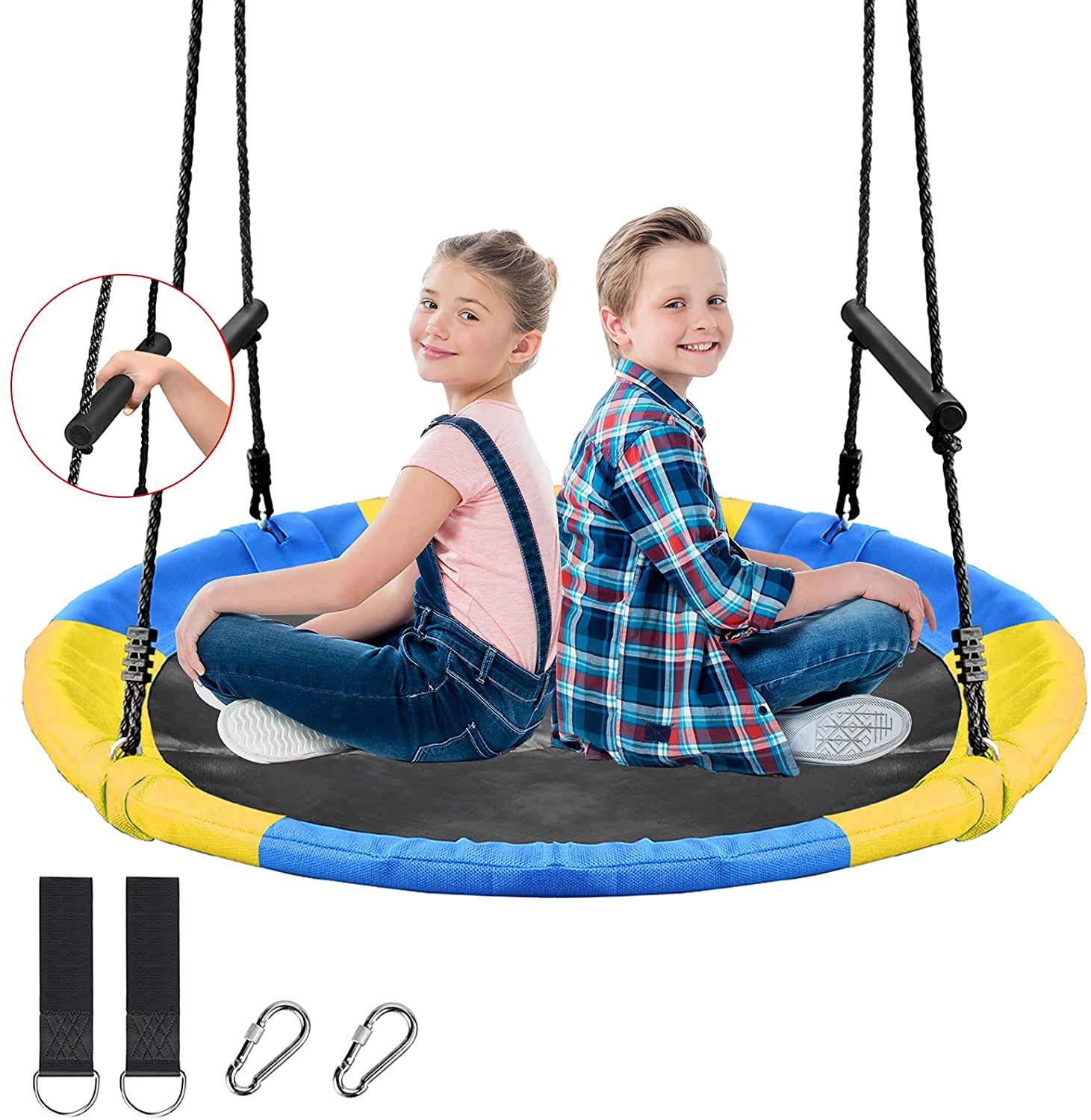 Nest Web Net Tree Swing Monkey - Kids Outdoor Nest Swing avaliação e preço