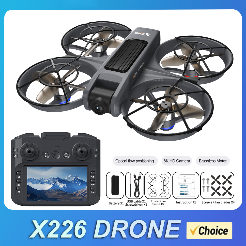 NEW X226 RC Drone 2.4G 5G WIFI - Kids Outdoor Toy Storage avaliação e preço