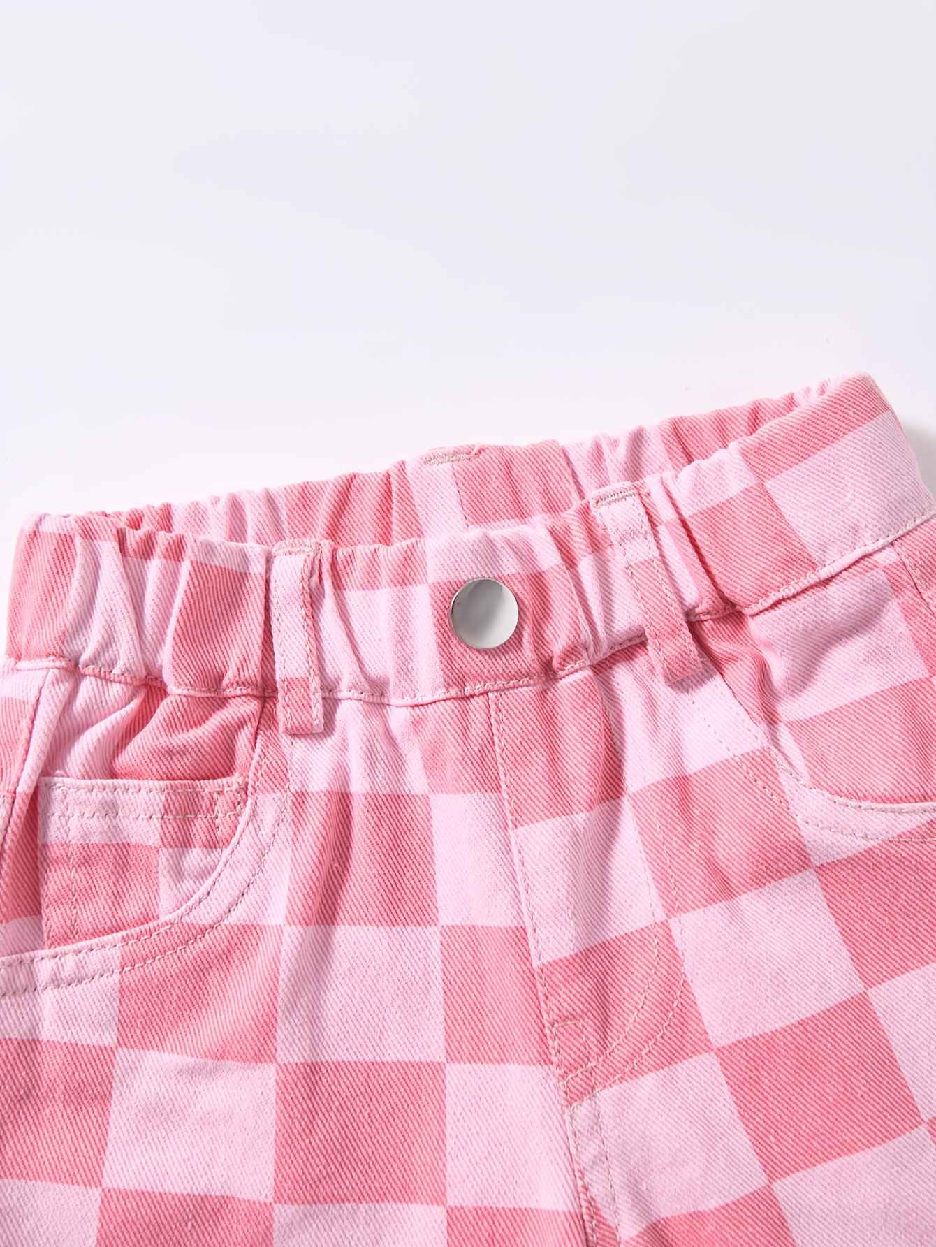 Baby Girls' Pink Plaid Jeans S - Kids Outdoor Clubhouse avaliação e preço