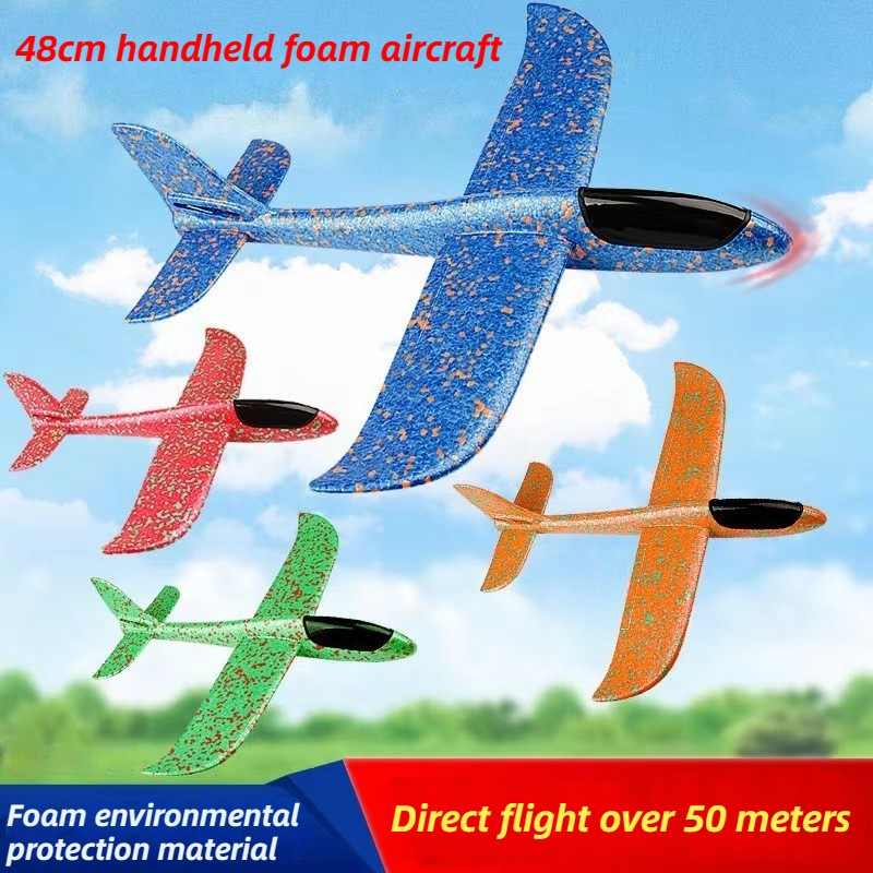 48cm Large Foam Airplane Child - Kids Outdoor Activity Toys avaliação e preço