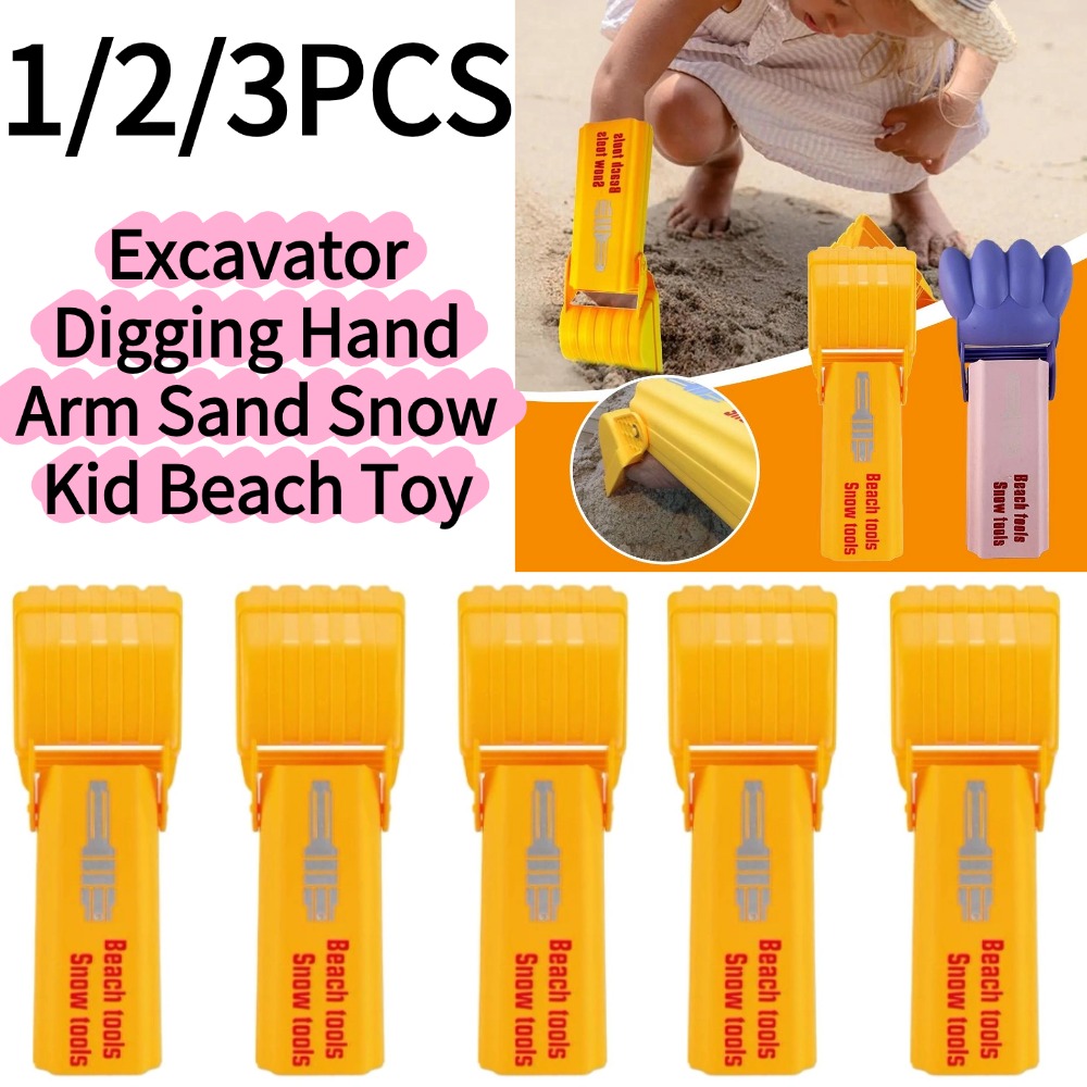 1/3PCS Excavator Digging Hand  - Kids Outdoor Activity Toys avaliação e preço