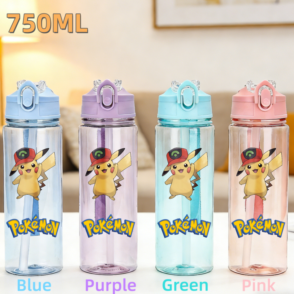 750ML New Pokemon Water Bottle - Kids Outdoor Movies avaliação e preço