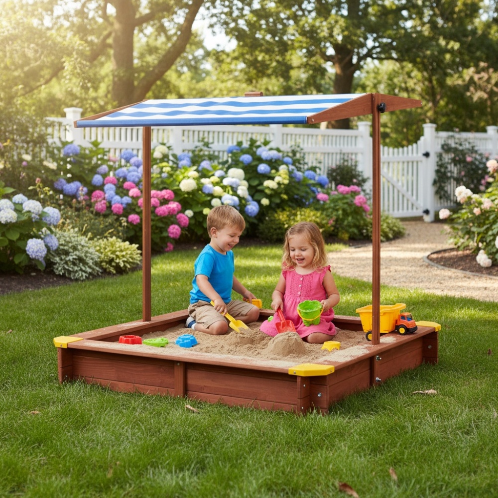 Wooden Kids Picnic Table, Sand - Kids Outdoor Water Table avaliação e preço