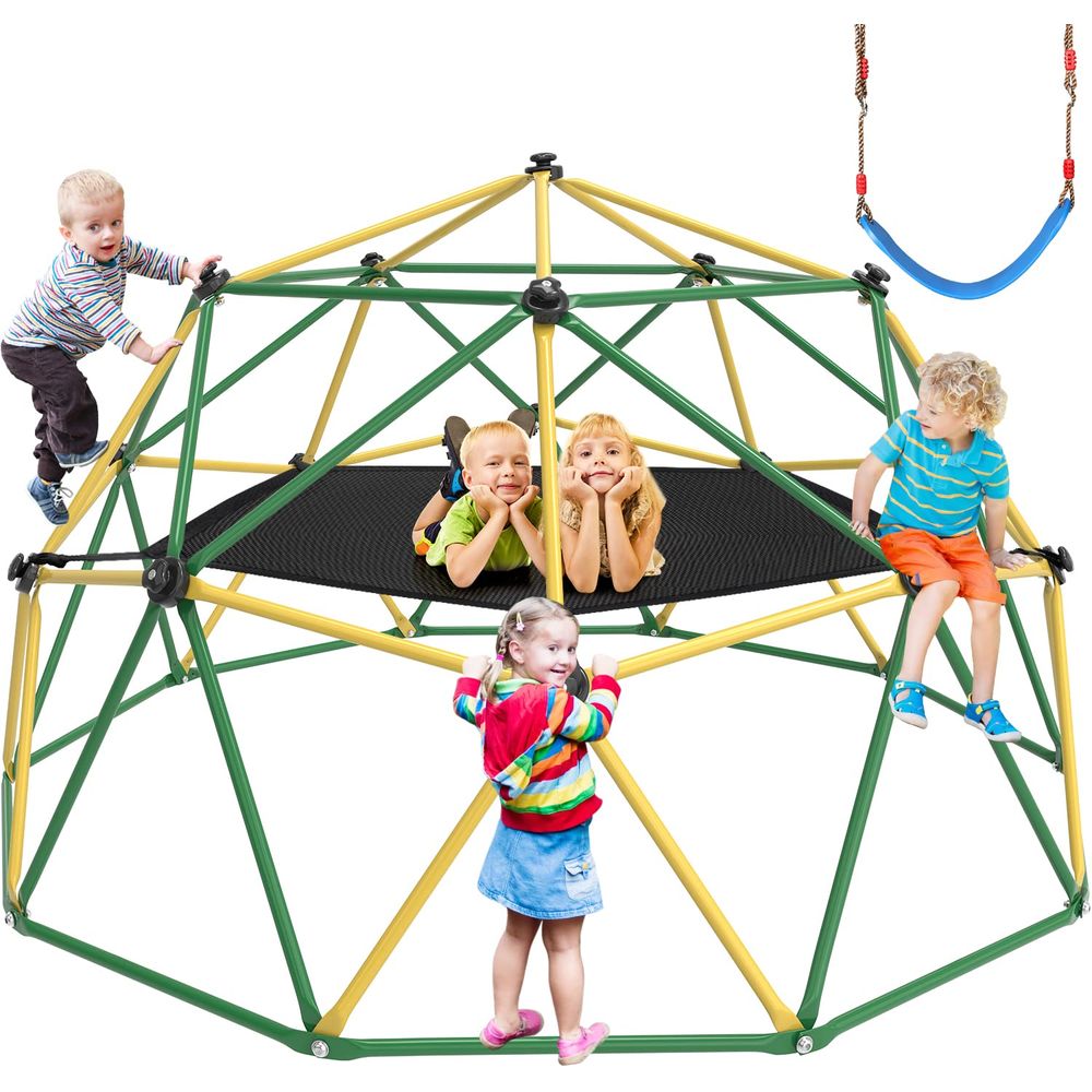 Climbing Dome, 10FT Dome Climb - Kids Outdoor Jungle Gym avaliação e preço