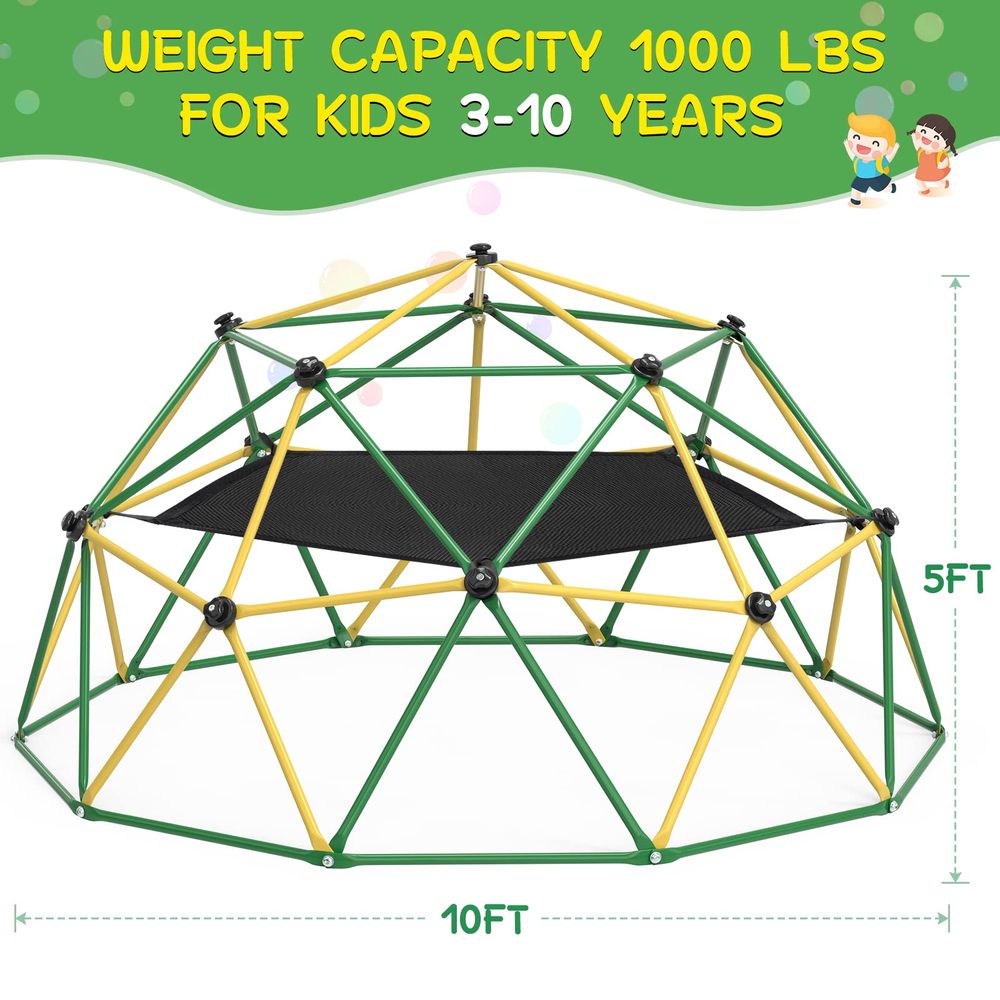 Climbing Dome, 10FT Dome Climb - Kids Outdoor Jungle Gym avaliação e preço