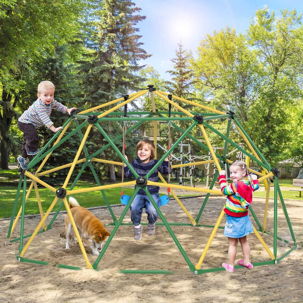 Climbing Dome, 10FT Dome Climb - Kids Outdoor Jungle Gym avaliação e preço