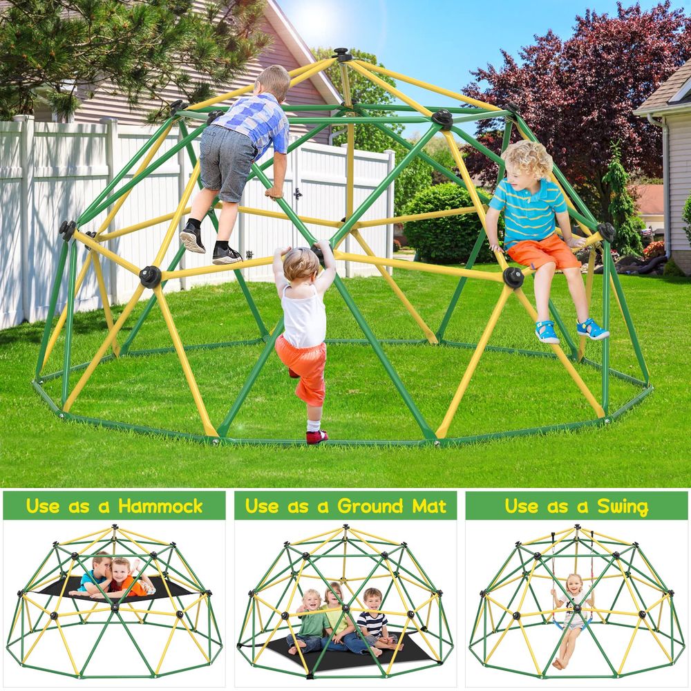 Climbing Dome, 10FT Dome Climb - Kids Outdoor Jungle Gym avaliação e preço