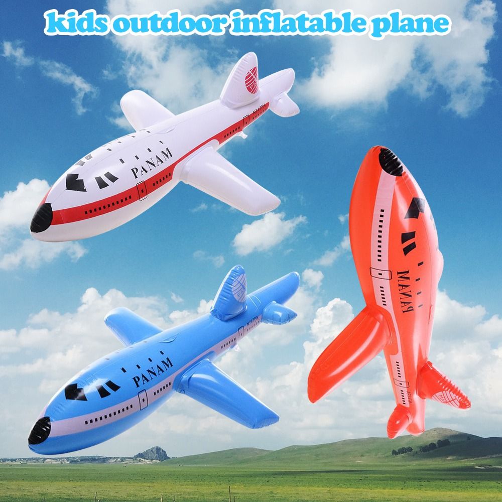 Inflatable Airplane Float Airp - Kids Outdoor Youtube avaliação e preço