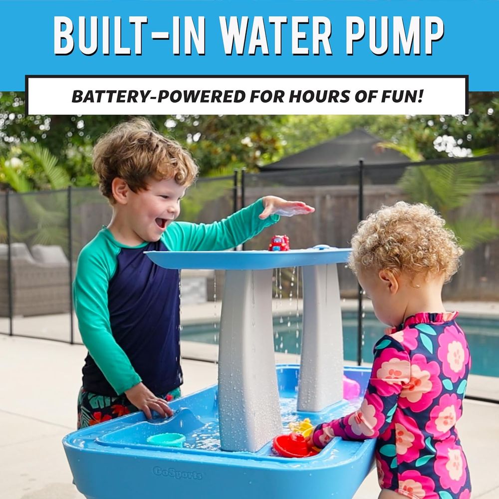GoSports Water Table With Pump - Kids Outdoor Water Table avaliação e preço