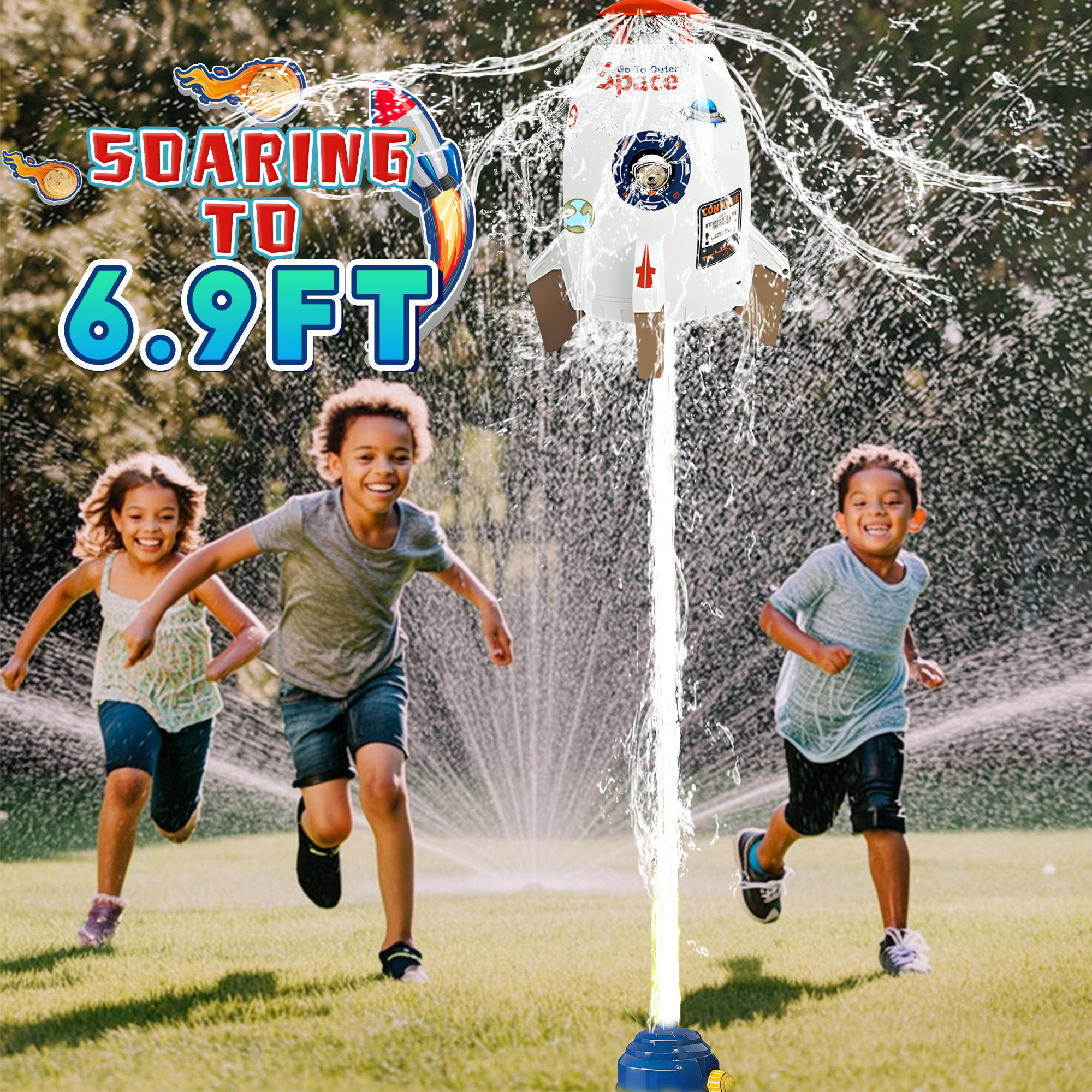 Sprinkler for Kids Outdoor Roc - Kids Outdoor Yard Toys avaliação e preço