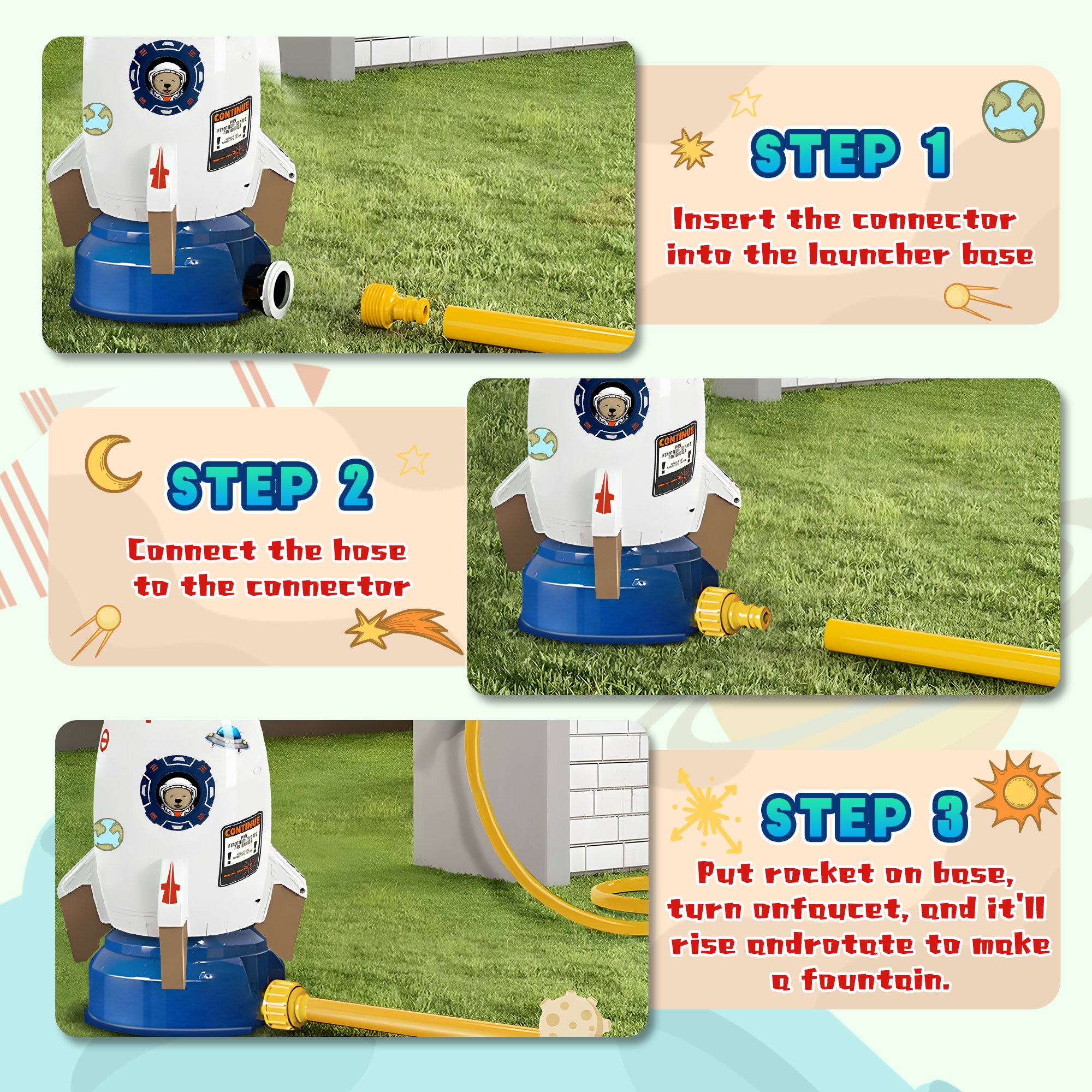 Sprinkler for Kids Outdoor Roc - Kids Outdoor Yard Toys avaliação e preço