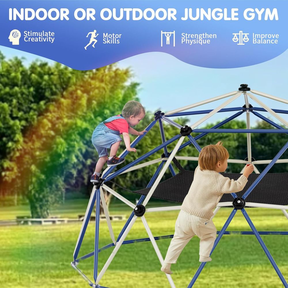 ClimDome,10T Dome Climber with - Kids Outdoor Jungle Gym avaliação e preço