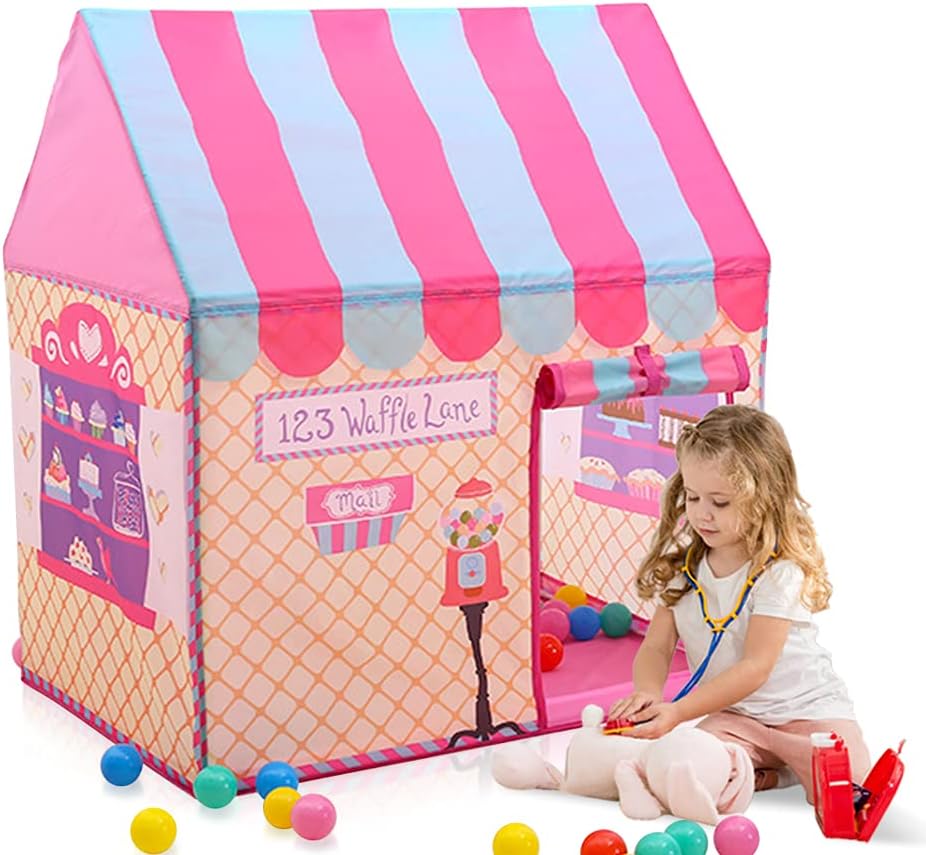 Boys Girls Toys Children Indoo - Kids Outdoor Play Tent avaliação e preço
