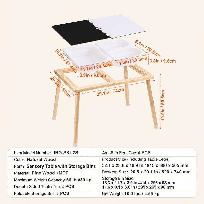 Sensory Table for Toddlers, Ki - Kids Outdoor Water Table avaliação e preço