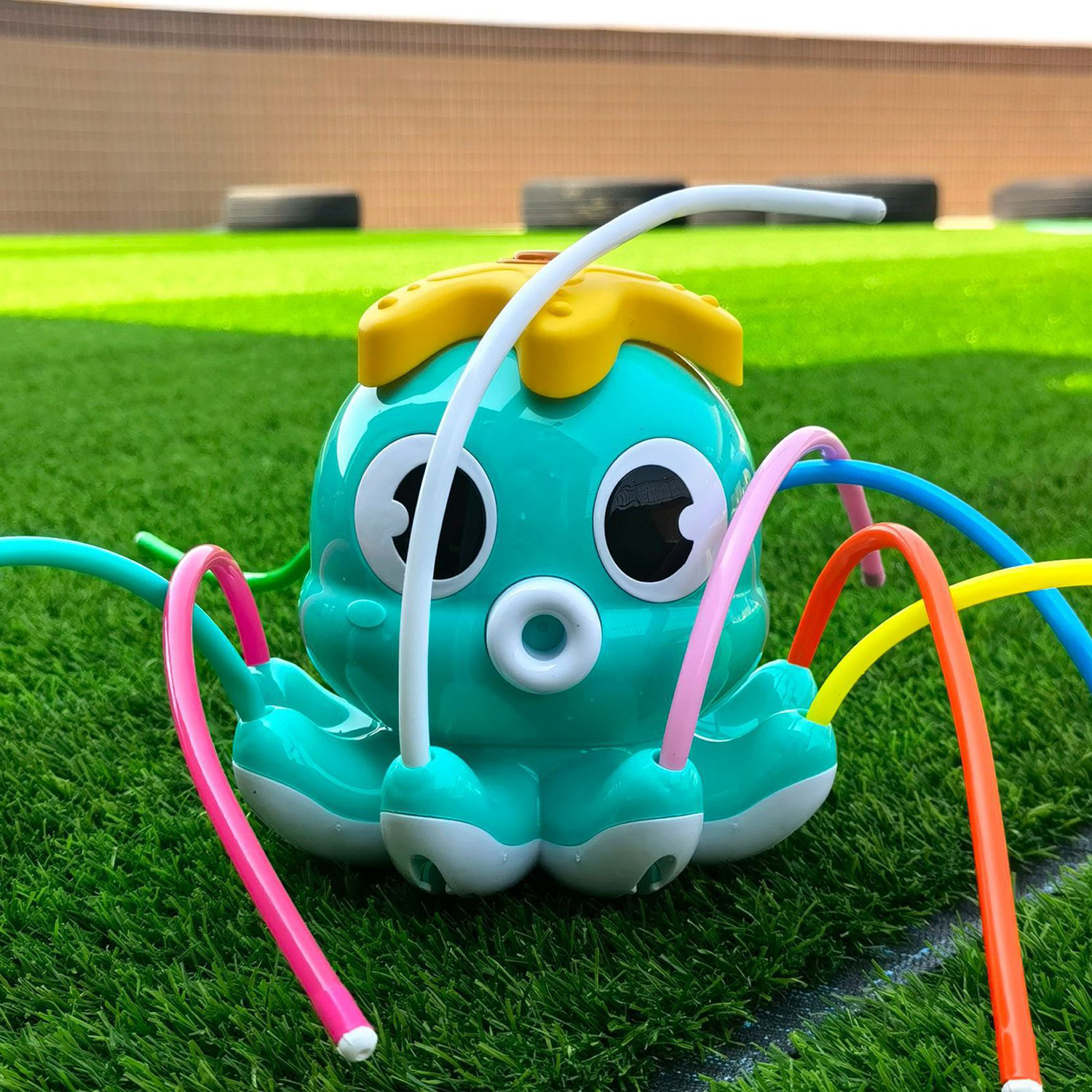 Octopus Sprinkler Water Spray  - Kids Outdoor Yard Toys avaliação e preço