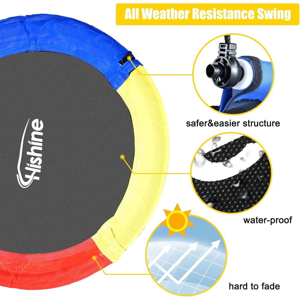 Heavy-Duty 440lbs Outdoor Swin - Kids Outdoor Youtube avaliação e preço