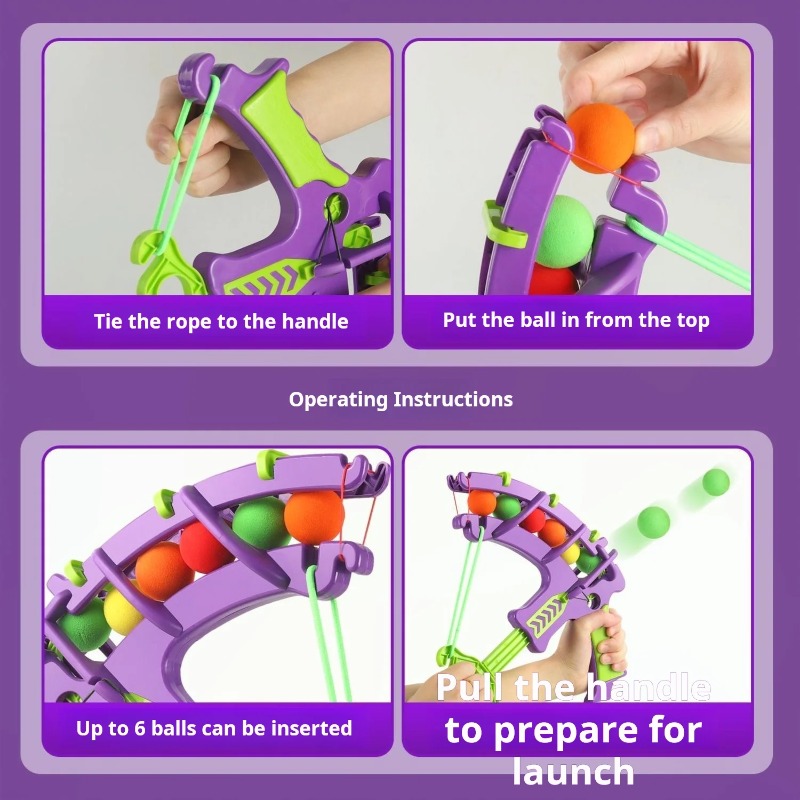 Montessori Slingshot Sticky Ba - Kids Outdoor Yard Toys avaliação e preço