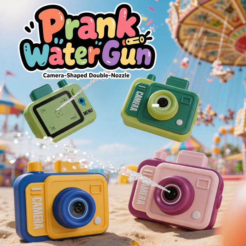 Double-sided Water Gun Camera  - Kids Outdoor Clubhouse avaliação e preço