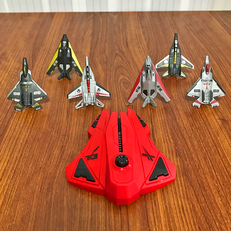 6pcs Fighter Plane Red Launche - Kids Outdoor Activity Toys avaliação e preço
